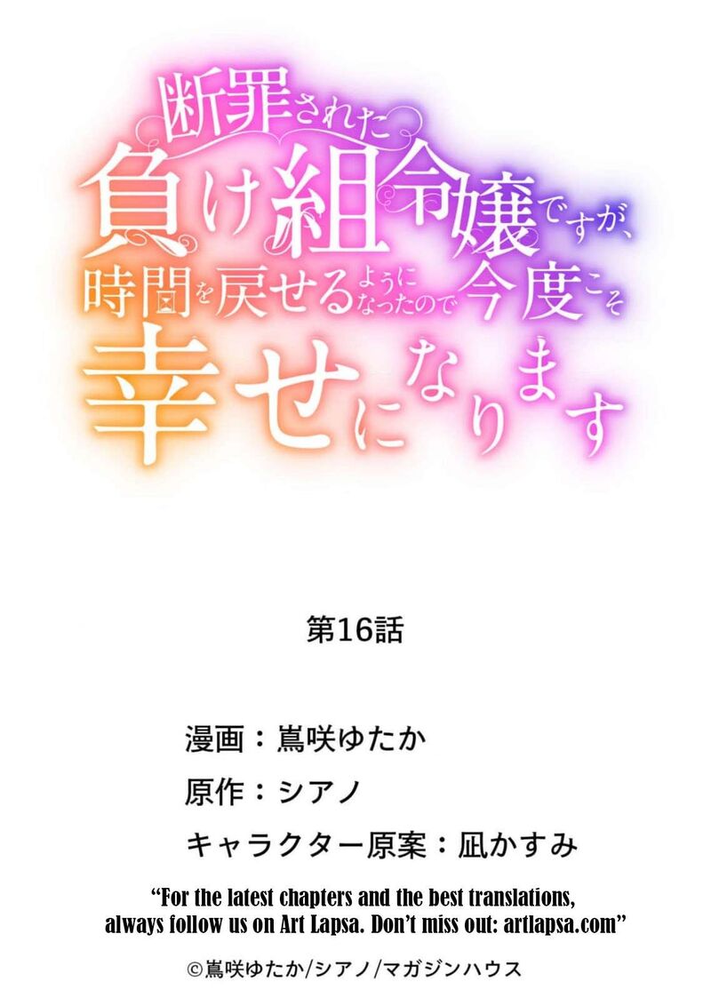 Danzaisareta Makegumi Reijou Desu Ga Jikan Wo Modoseru You Ni Natta No De Kondokoso Ni Shiawase Ni Narimasu 16 28