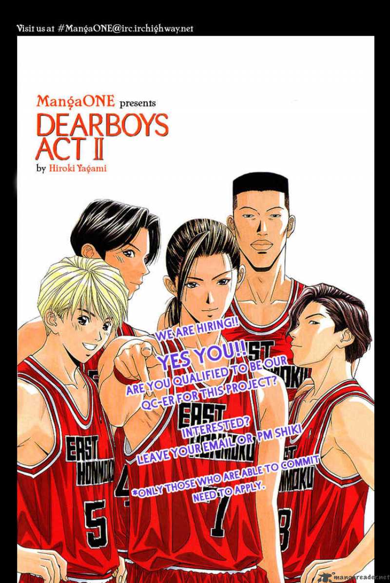 Dear Boys Act II 23 42