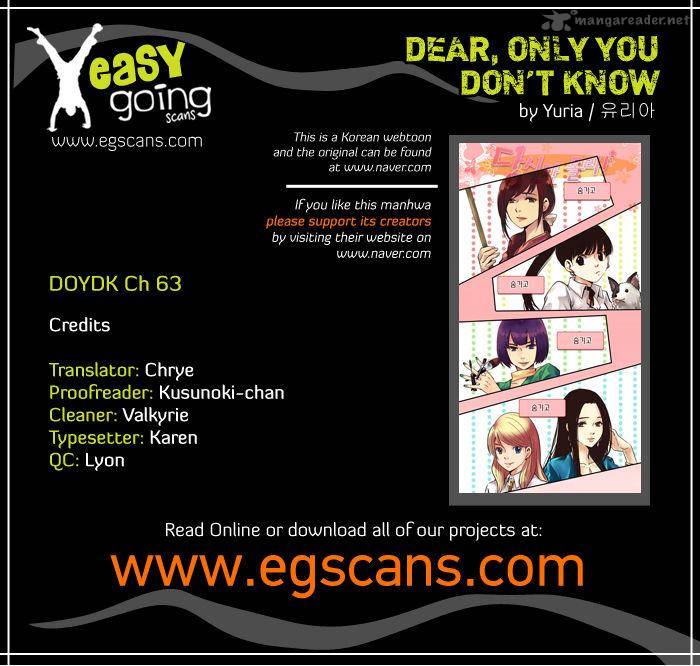 Dear Only You Dont Know 63 1