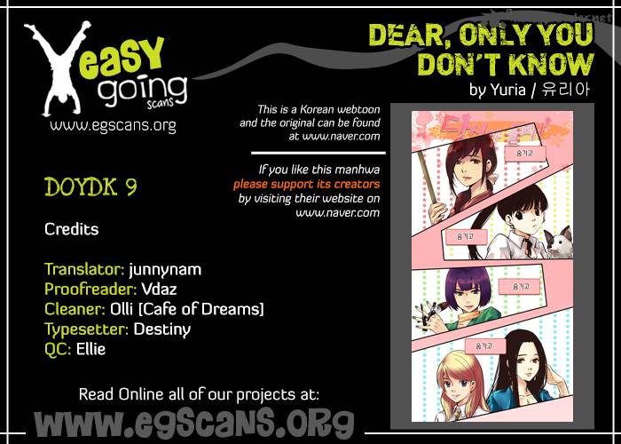 Dear Only You Dont Know 9 1