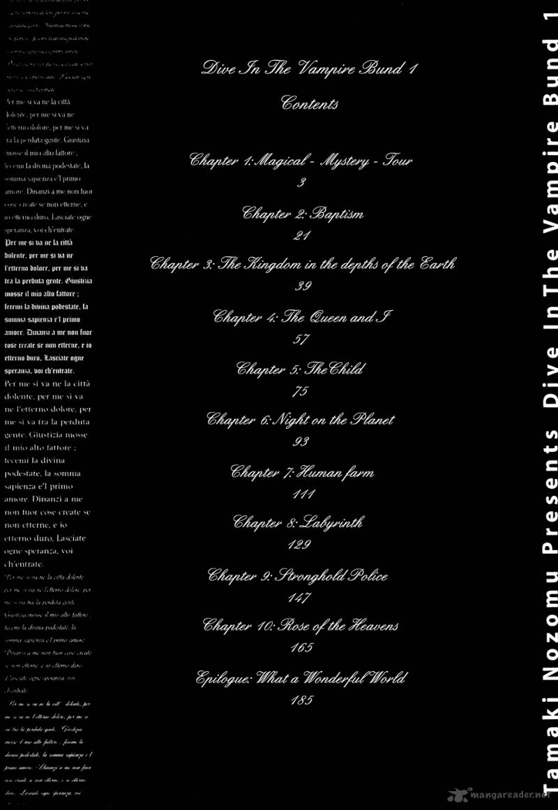 Dive In The Vampire Bund 1 3