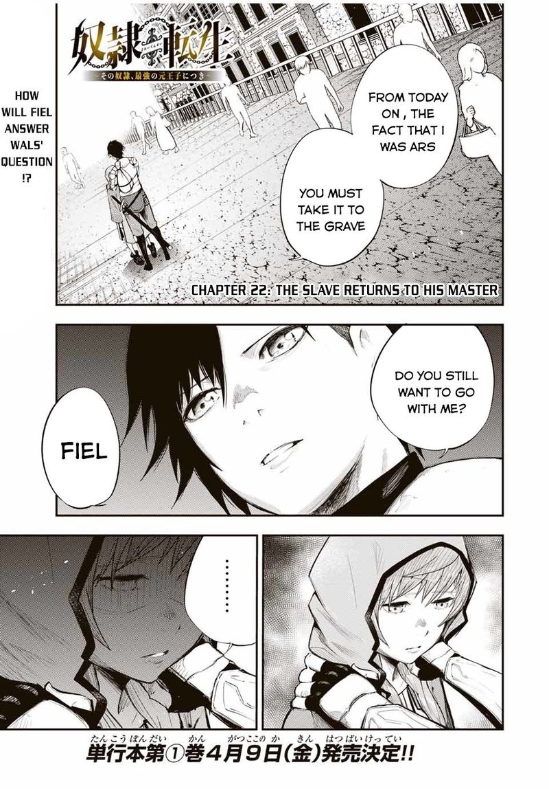 Dorei Tensei Sono Dorei Saikyou No Moto Ouji Ni Tsuki 22 1