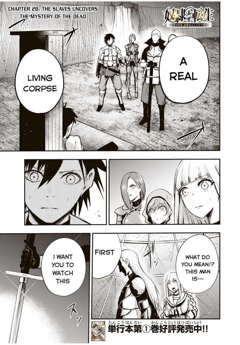 Dorei Tensei Sono Dorei Saikyou No Moto Ouji Ni Tsuki 28 1
