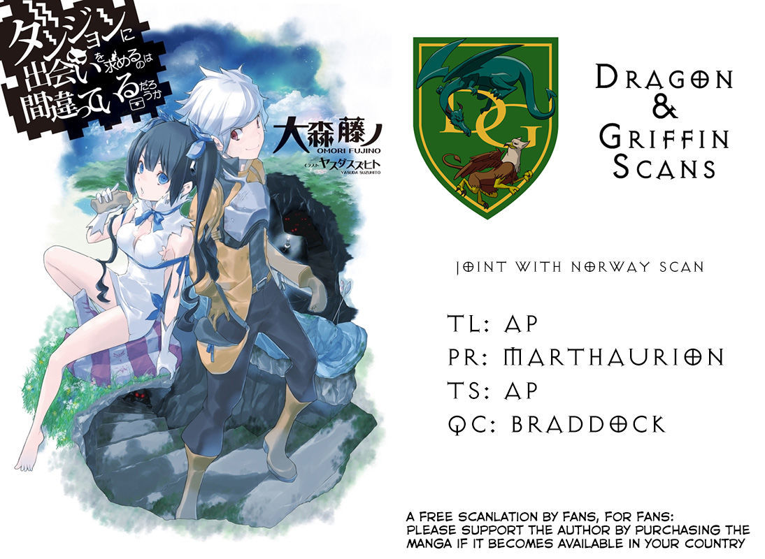 Dungeon Ni Deai Wo Motomeru No Wa Machigatte Iru Darou Ka 8 1