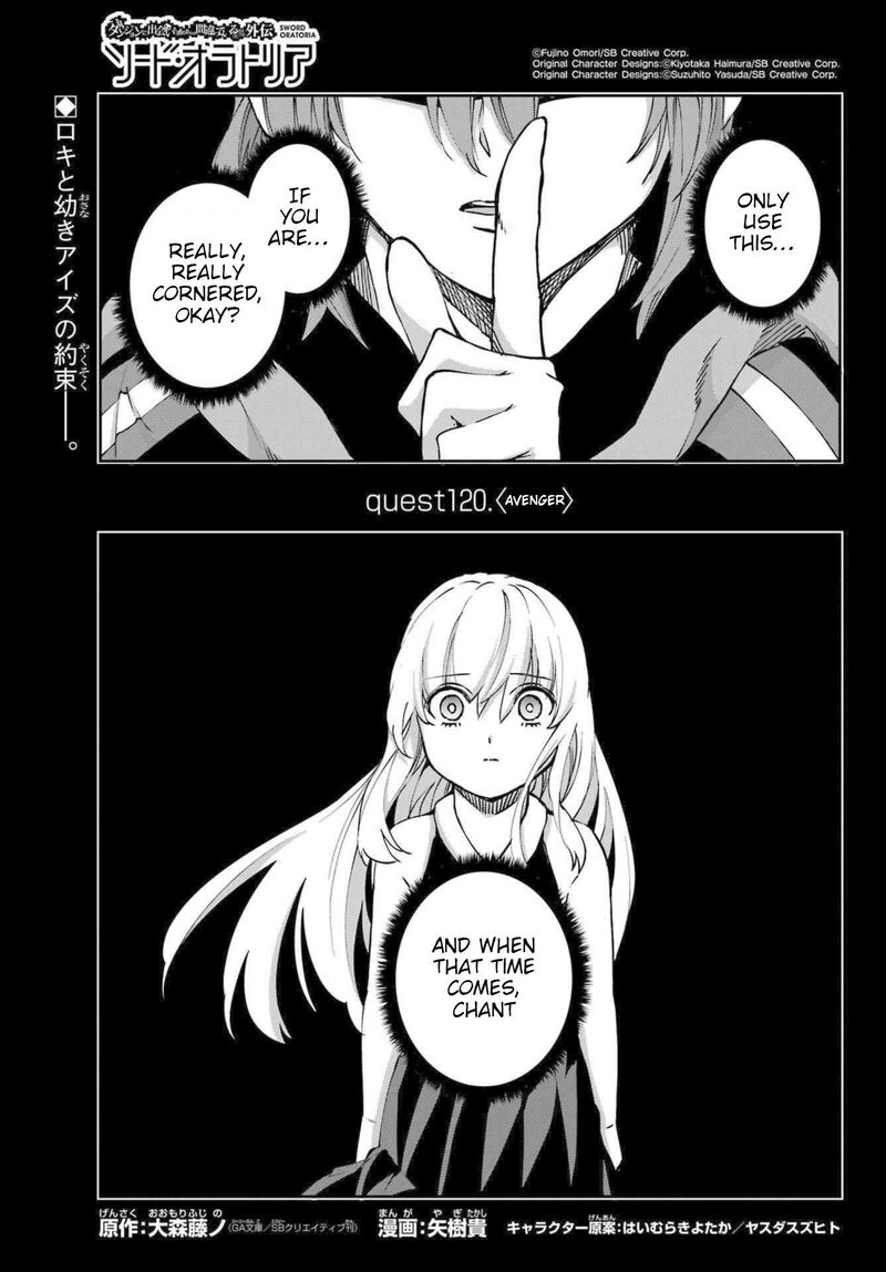Dungeon Ni Deai Wo Motomeru No Wa Machigatte Iru Darou Ka Gaiden Sword Oratoria 120 1