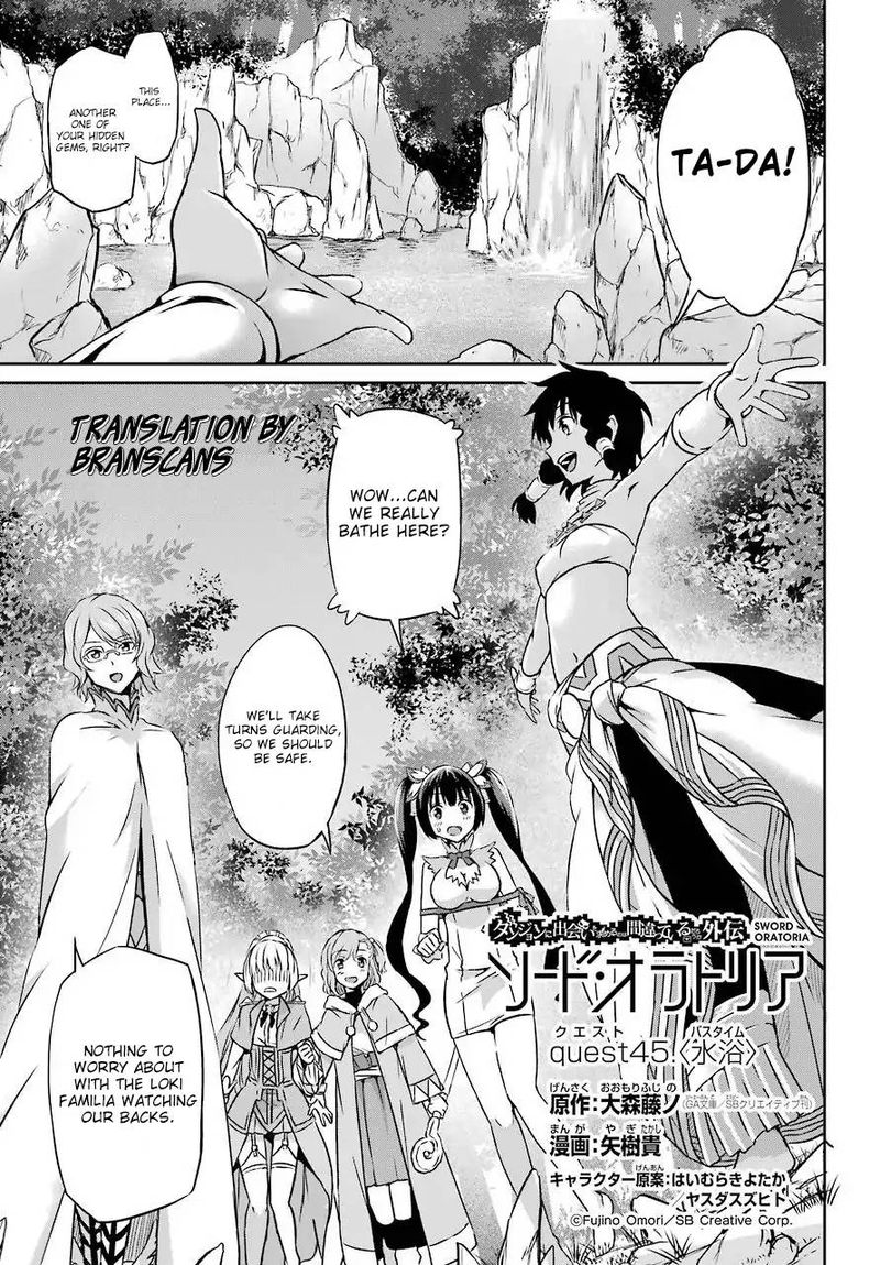 Dungeon Ni Deai Wo Motomeru No Wa Machigatte Iru Darou Ka Gaiden Sword Oratoria 45 1