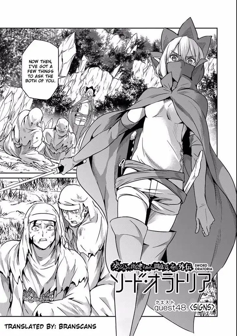 Dungeon Ni Deai Wo Motomeru No Wa Machigatte Iru Darou Ka Gaiden Sword Oratoria 48 1