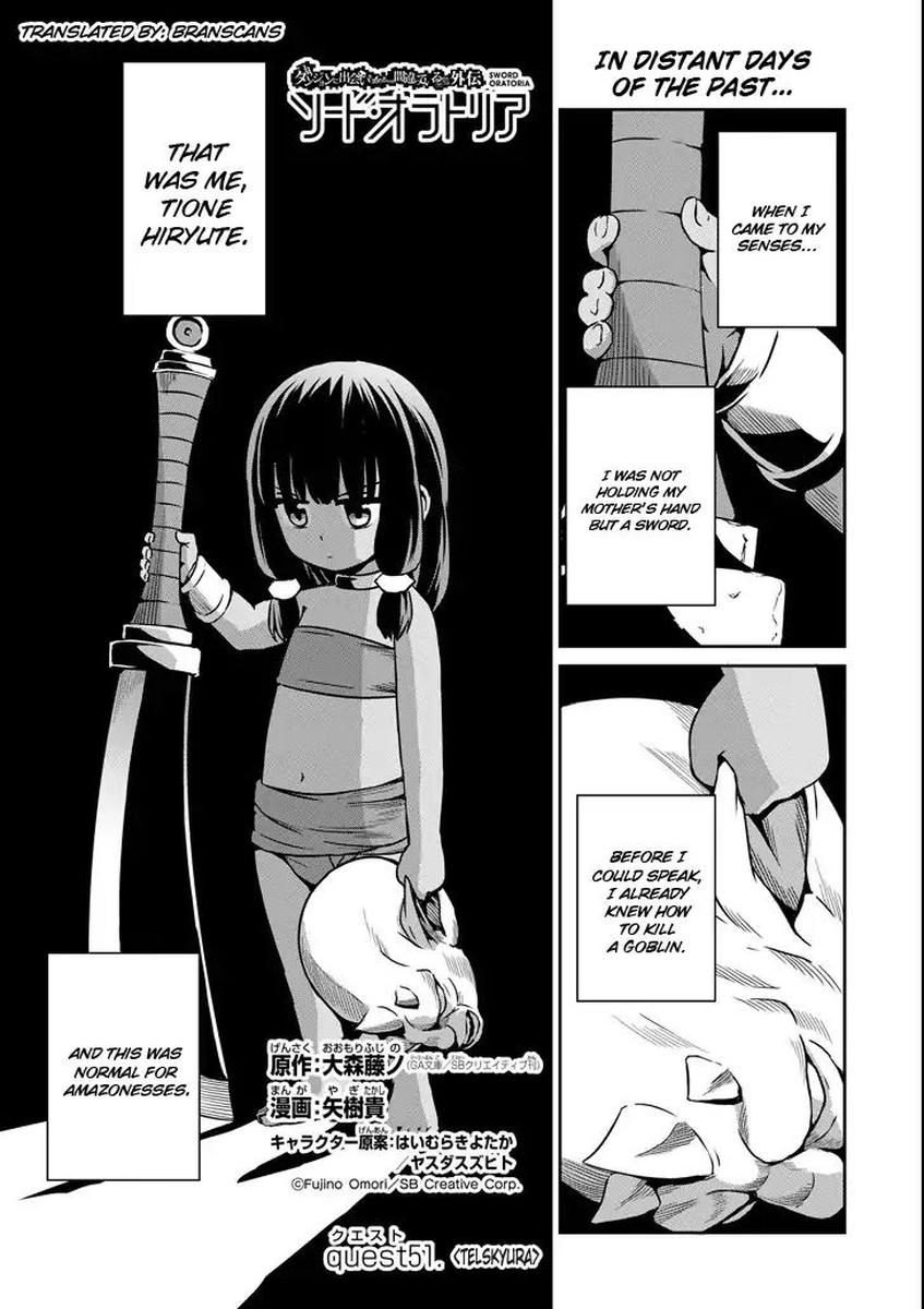 Dungeon Ni Deai Wo Motomeru No Wa Machigatte Iru Darou Ka Gaiden Sword Oratoria 51 1