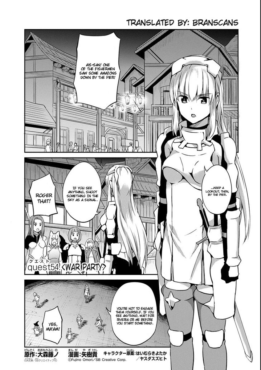 Dungeon Ni Deai Wo Motomeru No Wa Machigatte Iru Darou Ka Gaiden Sword Oratoria 54 1