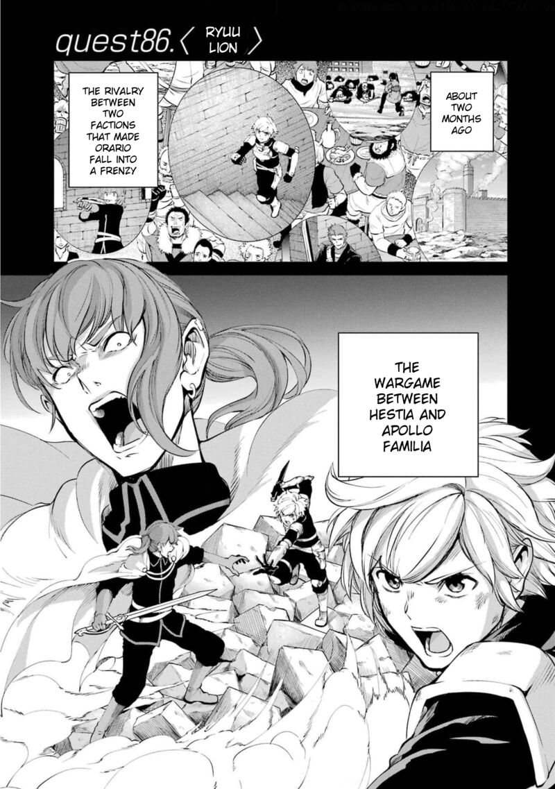 Dungeon Ni Deai Wo Motomeru No Wa Machigatte Iru Darou Ka Gaiden Sword Oratoria 86 1