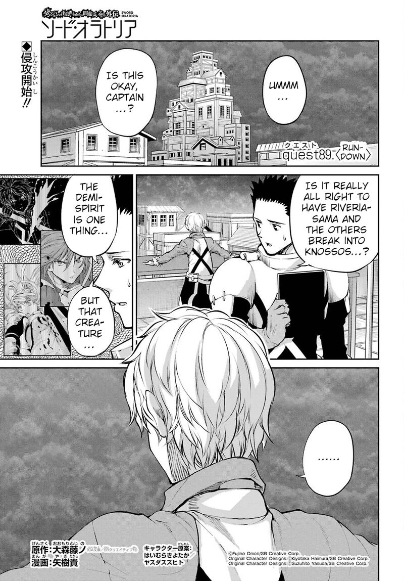 Dungeon Ni Deai Wo Motomeru No Wa Machigatte Iru Darou Ka Gaiden Sword Oratoria 89 2