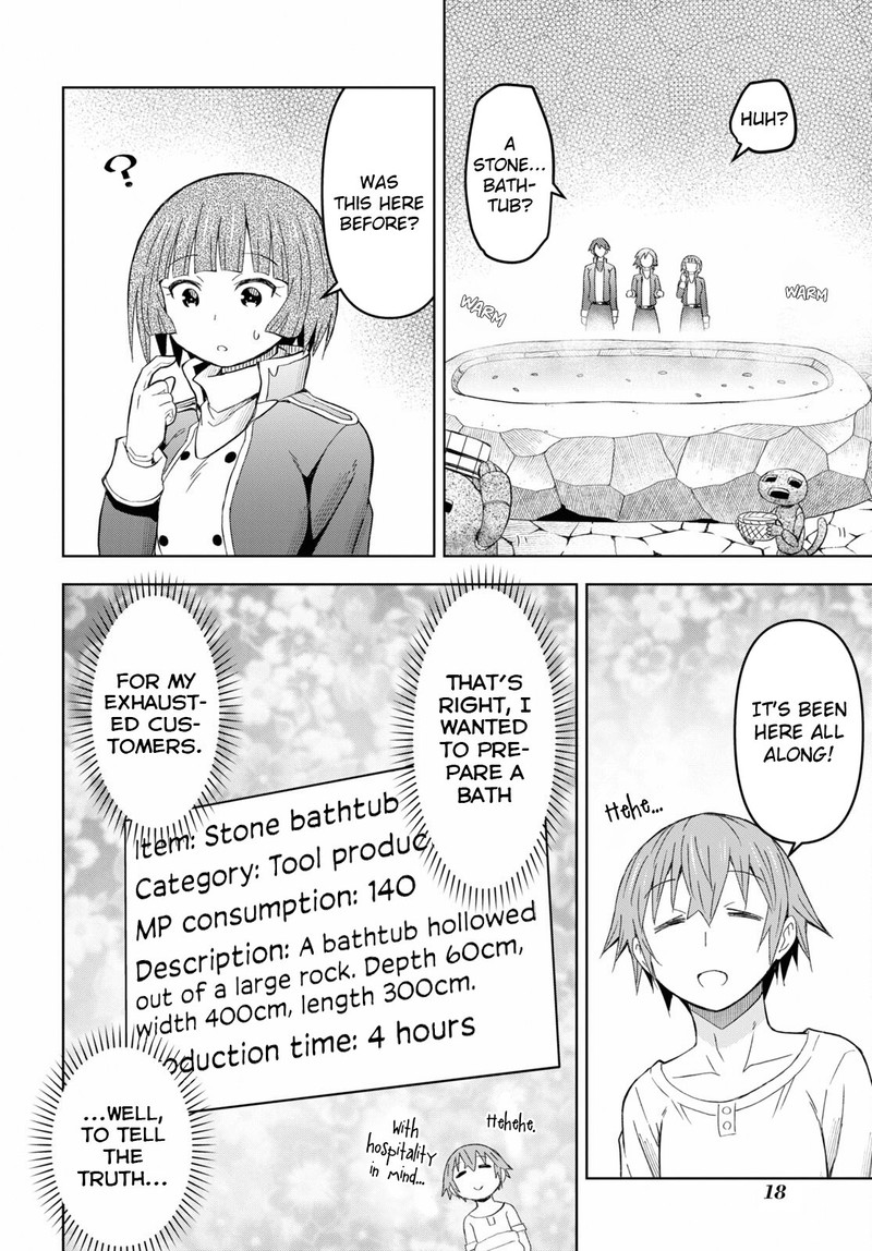 Dungeon Tou De Yadoya O Yarou Souzou Mahou O Moratta Ore No Hosoude Hanjouki 13 18
