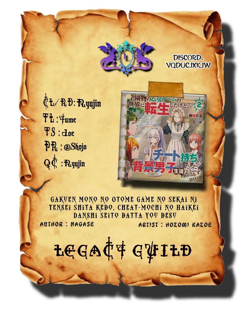 Gakuen Mono No Otome Game No Sekai Ni Tensei Shita Kedo Cheat Mochi No Haikei Danshi Seito Datta You Desu 15b 1