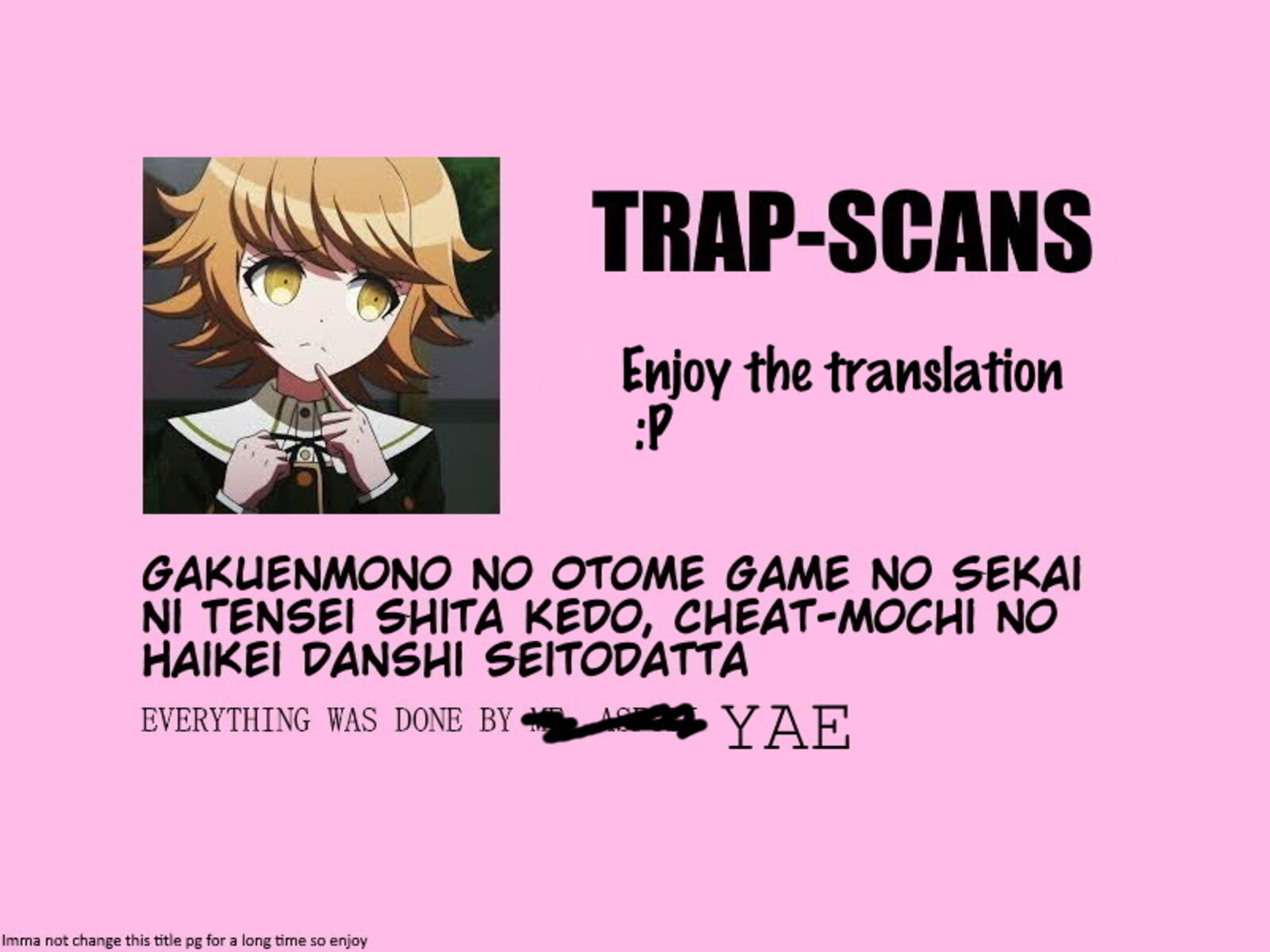 Gakuen Mono No Otome Game No Sekai Ni Tensei Shita Kedo Cheat Mochi No Haikei Danshi Seito Datta You Desu 2c 1
