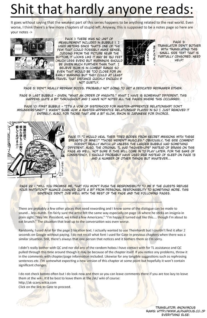 Gate Jietai Kare No Chi Nite Kaku Tatakeri 21 27