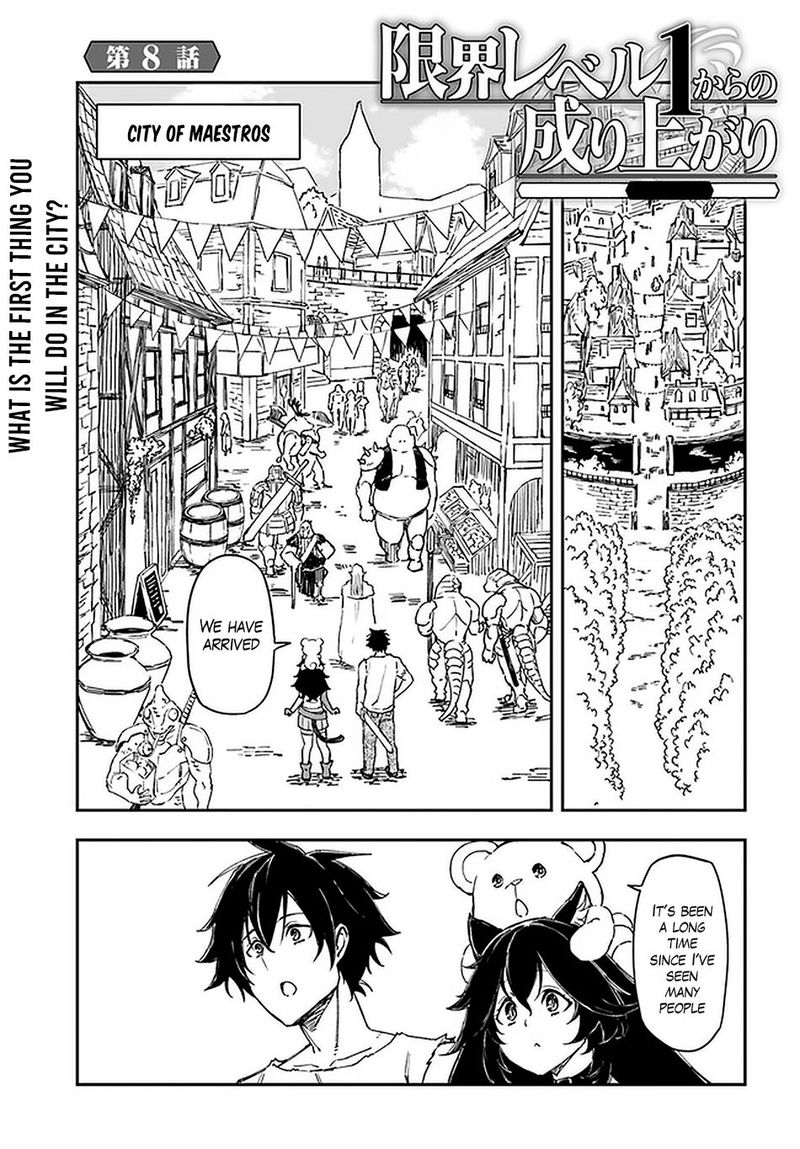 Genkai Level 1 Kara No Nariagari Saijaku Level No Ore Ga Isekai Saikyou Ni Naru Made 8 1