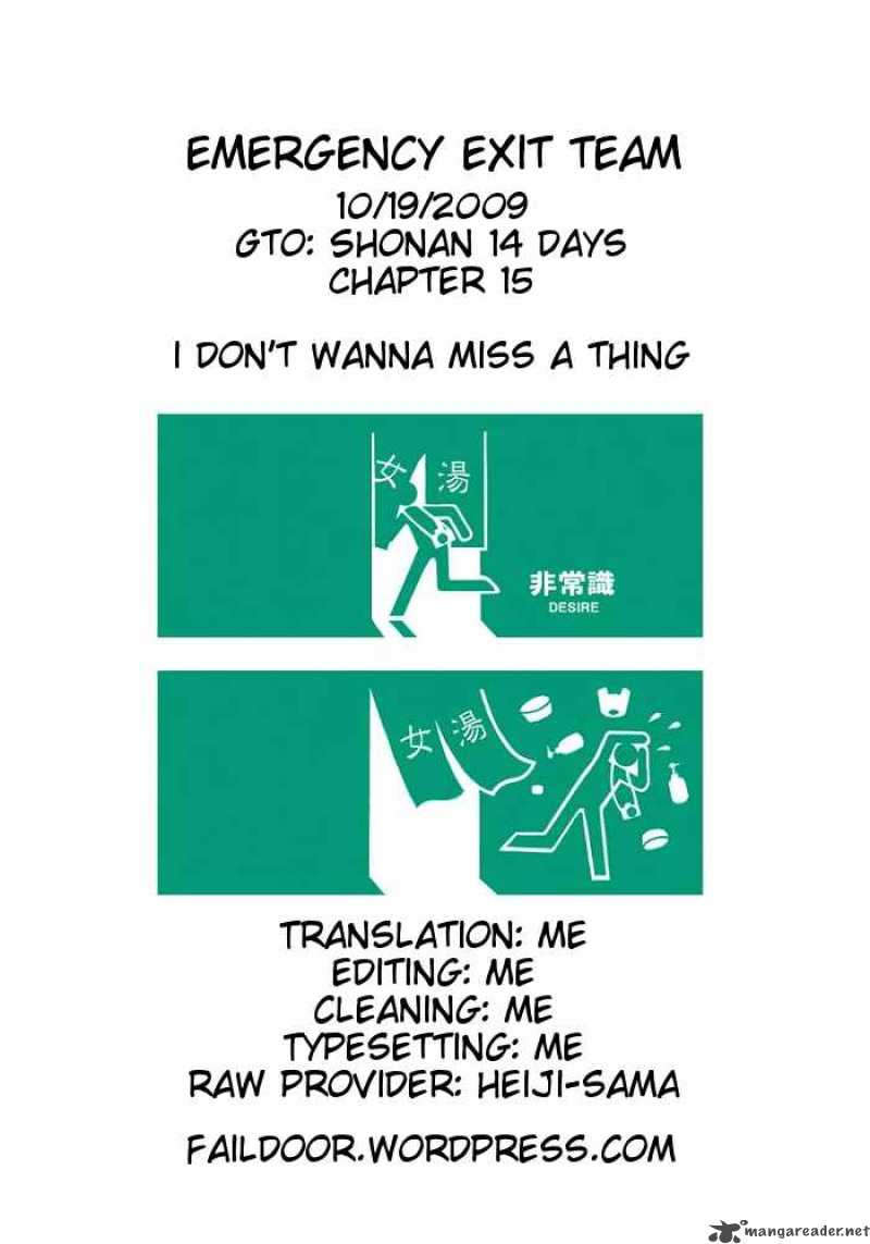 Gto Shonan 14 Days 15 21