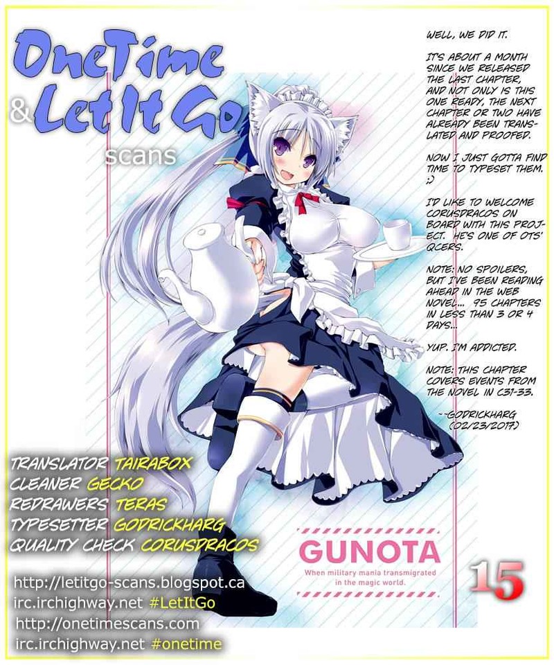 Gunota Ga Mahou Sekai Ni Tensei Shitara Gendai Heiki De Guntai Harem O Tsukucchaimashita 15 1