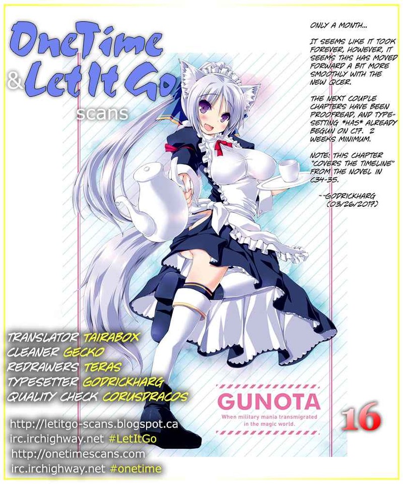 Gunota Ga Mahou Sekai Ni Tensei Shitara Gendai Heiki De Guntai Harem O Tsukucchaimashita 16 1