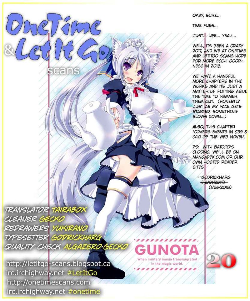 Gunota Ga Mahou Sekai Ni Tensei Shitara Gendai Heiki De Guntai Harem O Tsukucchaimashita 20 1
