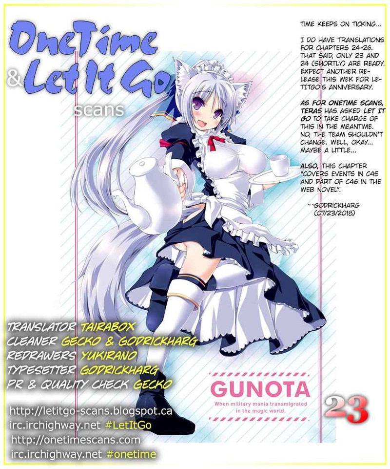 Gunota Ga Mahou Sekai Ni Tensei Shitara Gendai Heiki De Guntai Harem O Tsukucchaimashita 23 1
