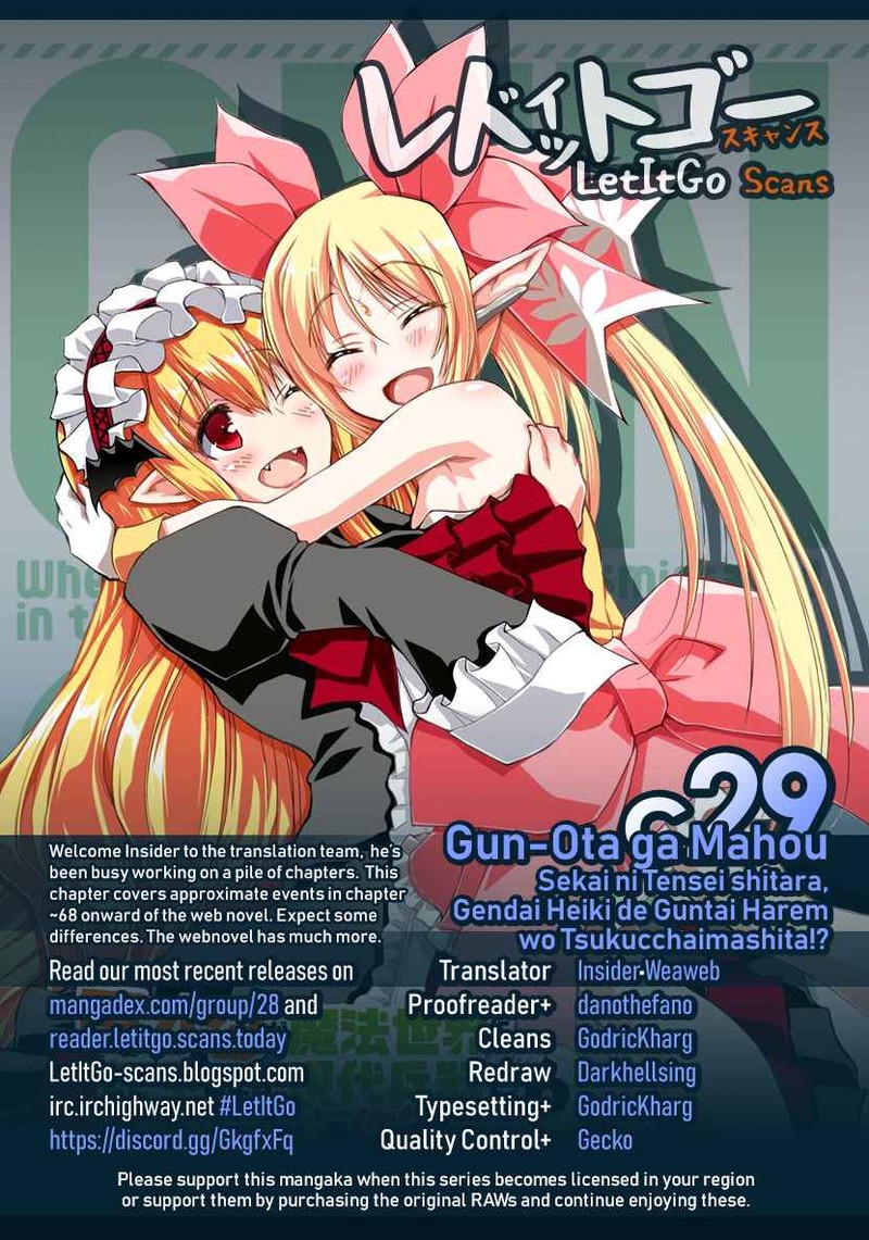 Gunota Ga Mahou Sekai Ni Tensei Shitara Gendai Heiki De Guntai Harem O Tsukucchaimashita 29 1