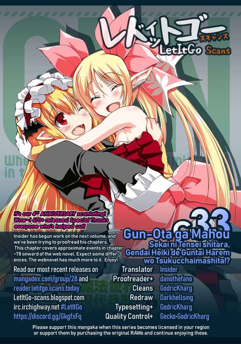 Gunota Ga Mahou Sekai Ni Tensei Shitara Gendai Heiki De Guntai Harem O Tsukucchaimashita 33 1
