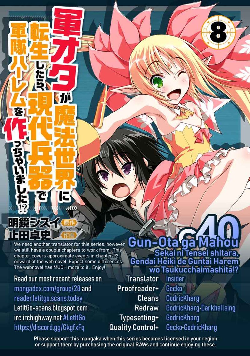 Gunota Ga Mahou Sekai Ni Tensei Shitara Gendai Heiki De Guntai Harem O Tsukucchaimashita 40 1