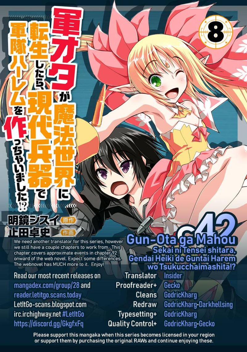 Gunota Ga Mahou Sekai Ni Tensei Shitara Gendai Heiki De Guntai Harem O Tsukucchaimashita 42 1
