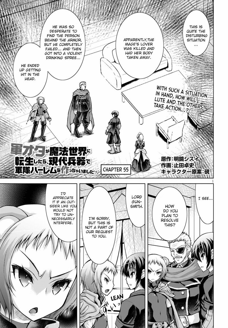 Gunota Ga Mahou Sekai Ni Tensei Shitara Gendai Heiki De Guntai Harem O Tsukucchaimashita 55 2