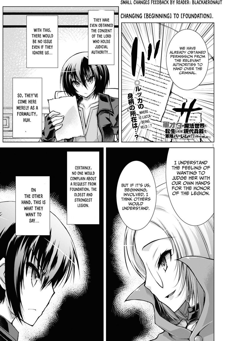 Gunota Ga Mahou Sekai Ni Tensei Shitara Gendai Heiki De Guntai Harem O Tsukucchaimashita 61 1