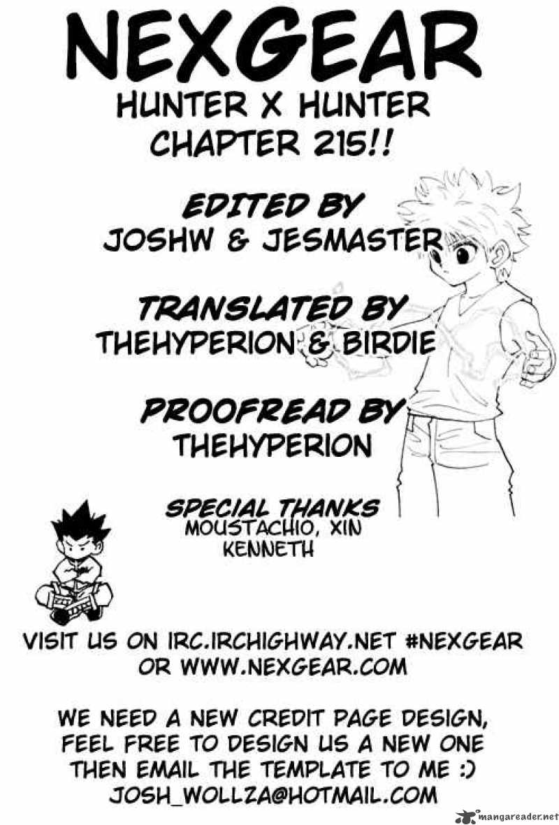 Hunter X Hunter 215 1