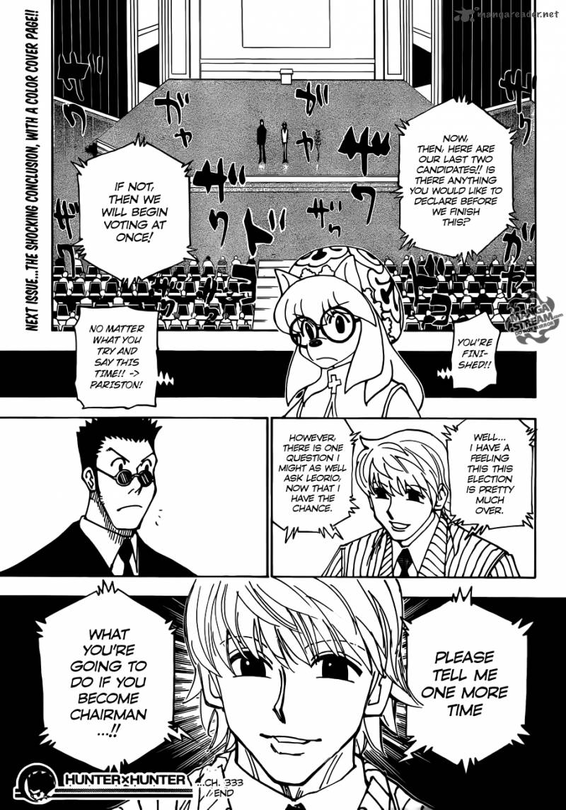 Hunter X Hunter 333 18