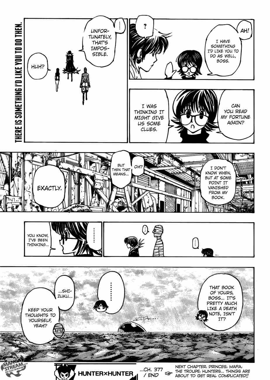 Hunter X Hunter 377 17