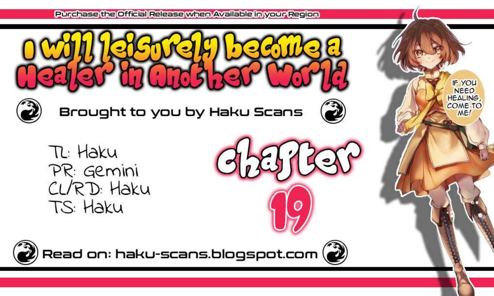 I Will Leisurely Become A Healer In Another World 19 1