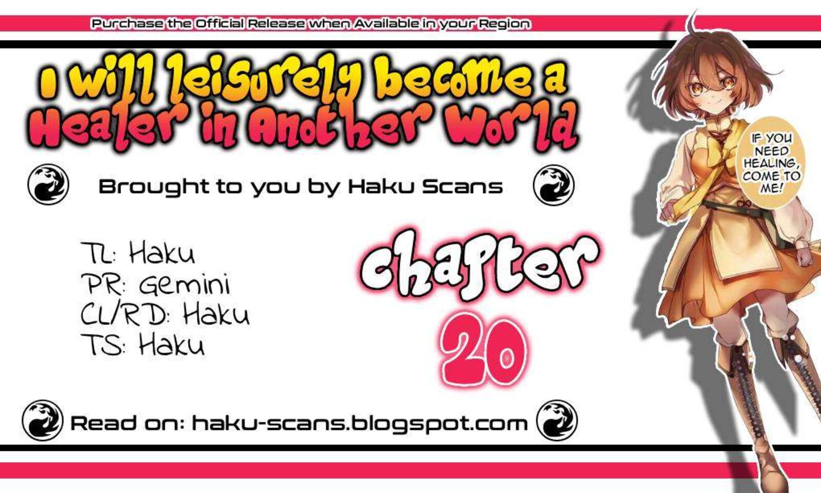 I Will Leisurely Become A Healer In Another World 20 1