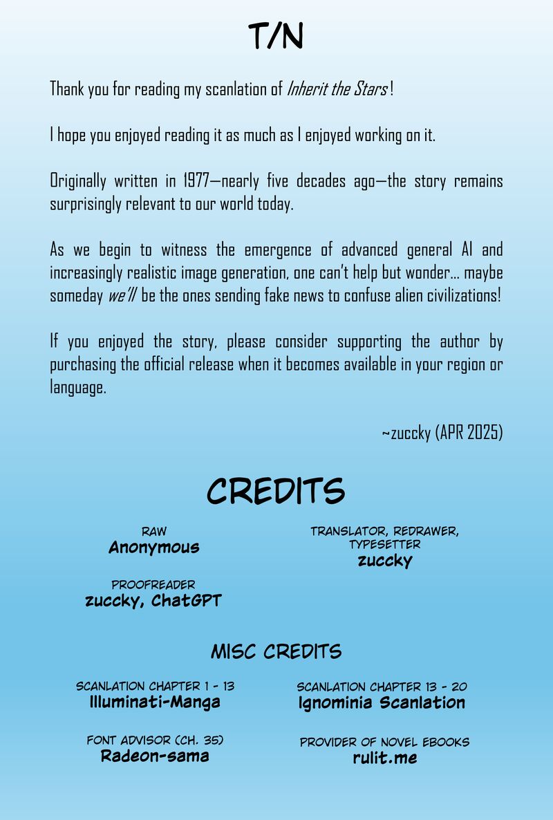 Inherit The Stars 36 25