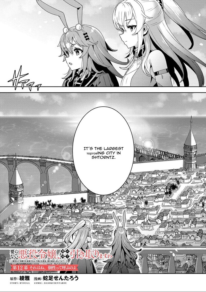 Iranai Akuyaku Reijou Waga Kuni De Hikitorimasu Wa 12 2