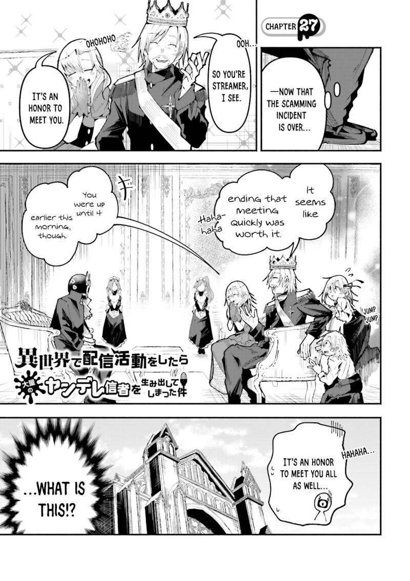 Isekai De Haishin Katsudou Wo Shitara Tairyou No Yandere Shinja Wo Umidashite Shimatta Ken 27 1