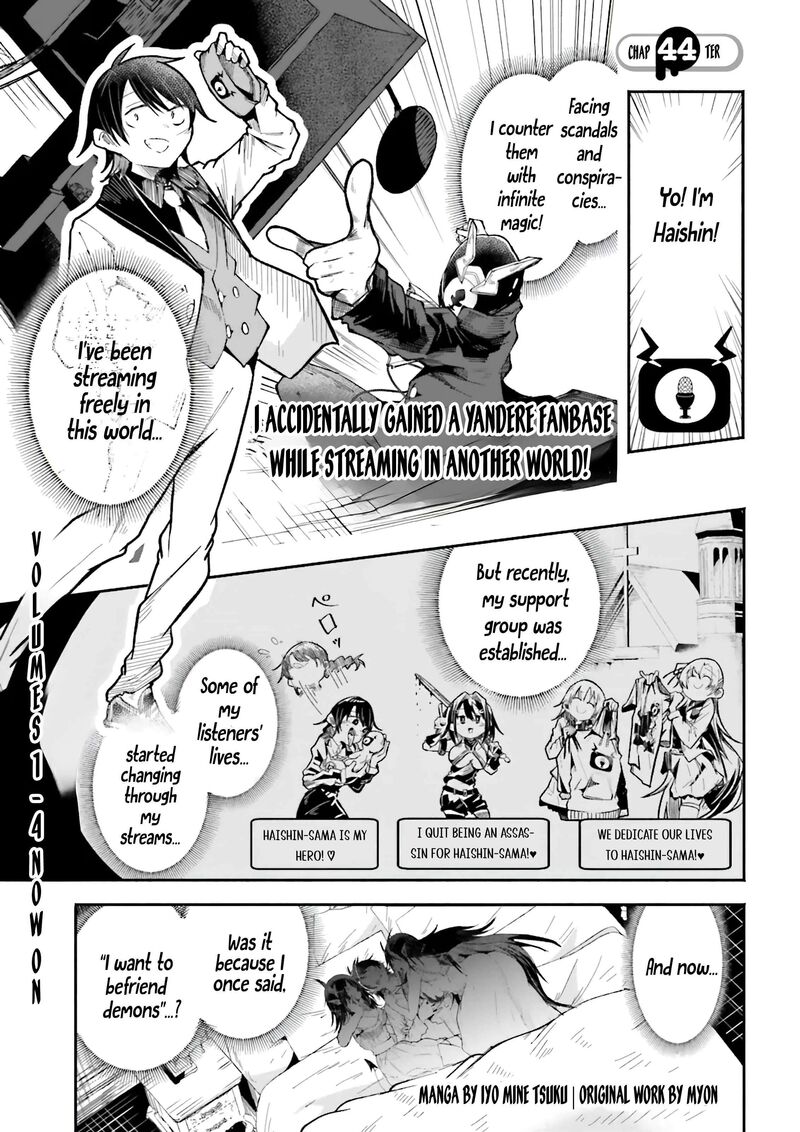 Isekai De Haishin Katsudou Wo Shitara Tairyou No Yandere Shinja Wo Umidashite Shimatta Ken 44 1