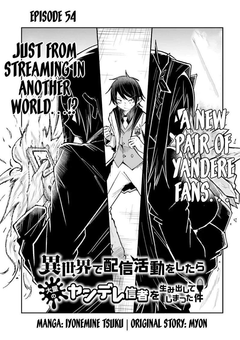 Isekai De Haishin Katsudou Wo Shitara Tairyou No Yandere Shinja Wo Umidashite Shimatta Ken 54a 2