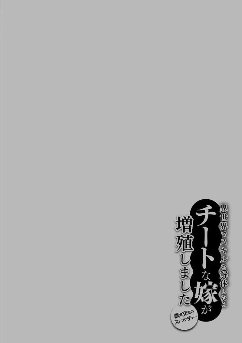 Isekai De Skill Wo Kaitai Shitara Cheat Na Yome Ga Zoushoku Shimashita Gainen Kousa No Structure 10e 17