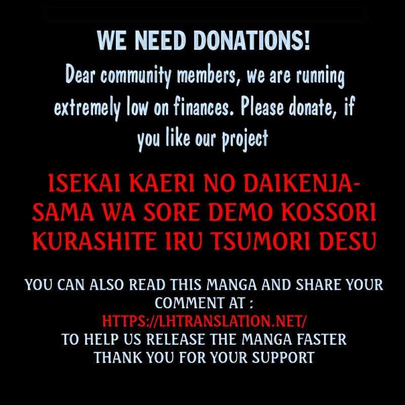 Isekai Kaeri No Daikenja Sama Wa Sore Demo Kossori Kurashite Iru Tsumori Desu 29 37