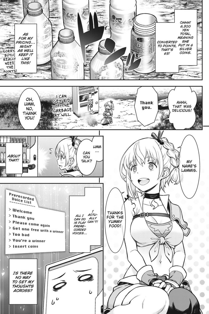 Jidou Hanbaiki Ni Umarekawatta Ore Wa Meikyuu Wo Samayou 1 36