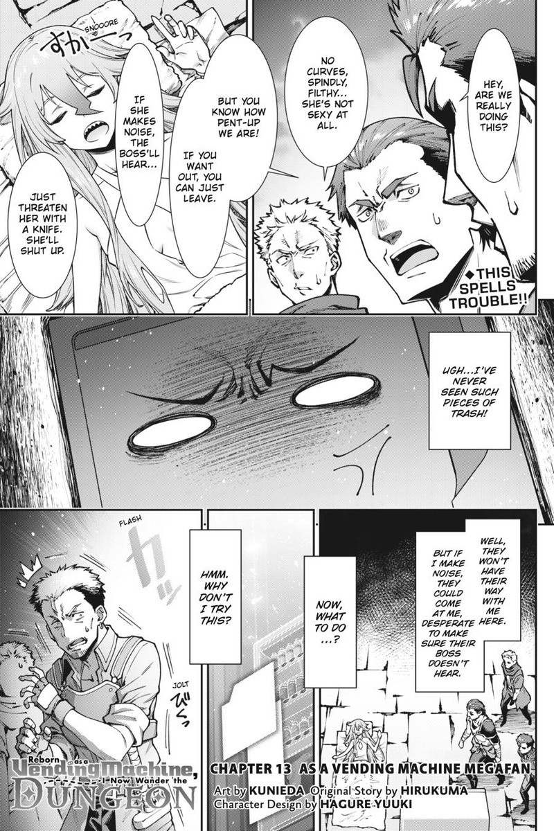 Jidou Hanbaiki Ni Umarekawatta Ore Wa Meikyuu Wo Samayou 13 2