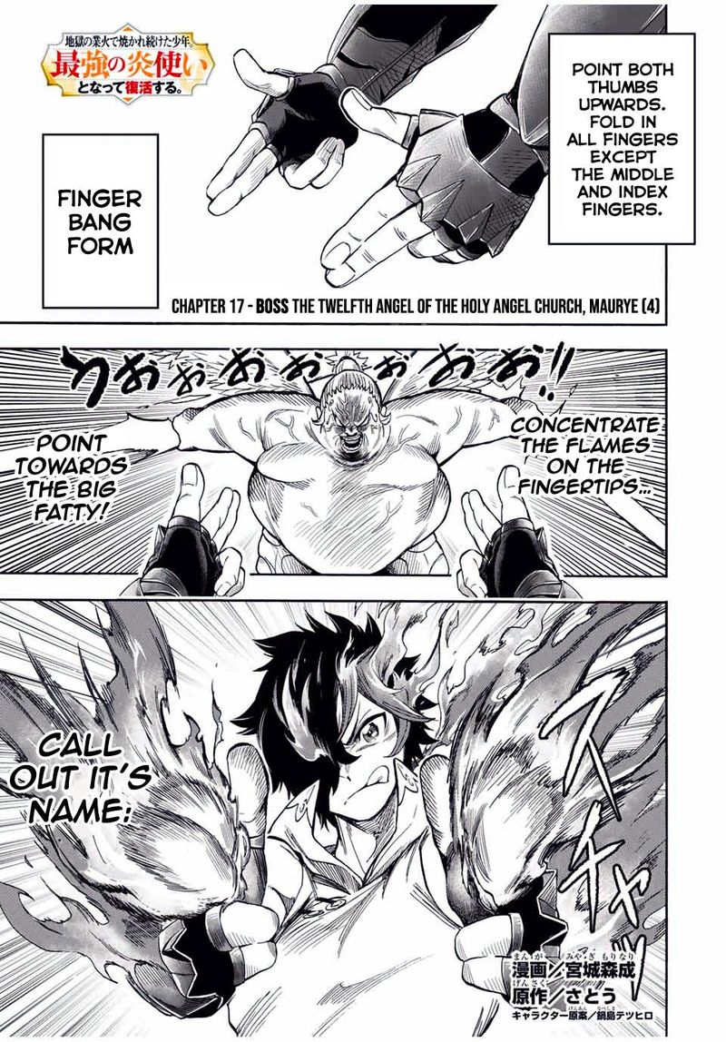 Jigoku No Gouka De Yaka Re Tsuzuketa Shounen Saikyou No Honou Tsukai To Natte Fukkatsu Suru 17 1