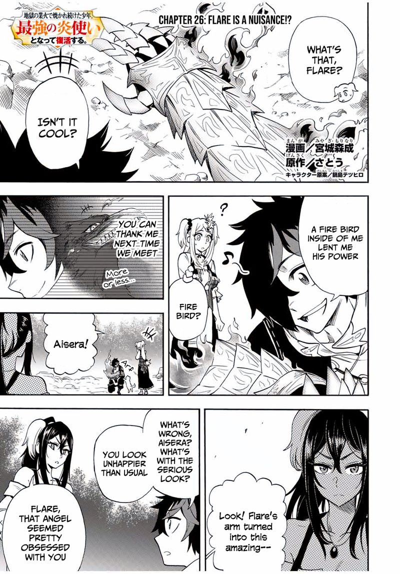 Jigoku No Gouka De Yaka Re Tsuzuketa Shounen Saikyou No Honou Tsukai To Natte Fukkatsu Suru 26 1