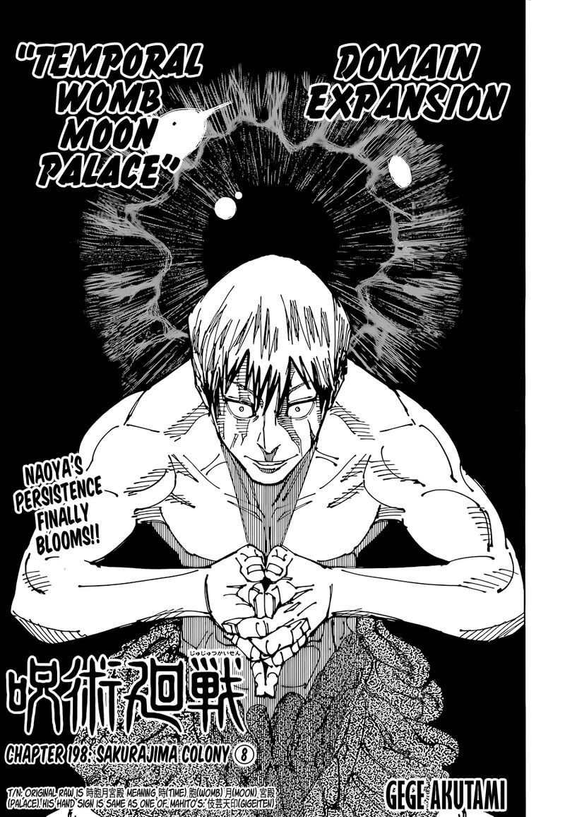Jujutsu Kaisen 198 1