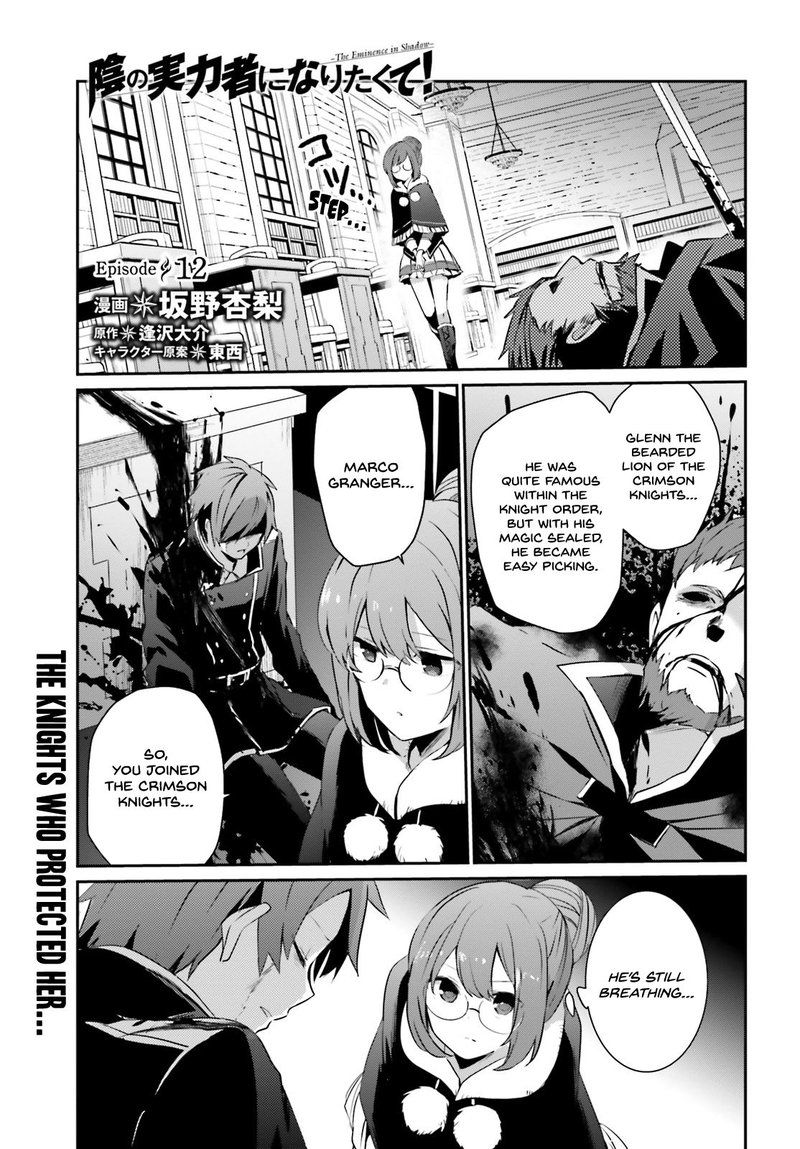 Kage No Jitsuryokusha Ni Naritakute 12 1