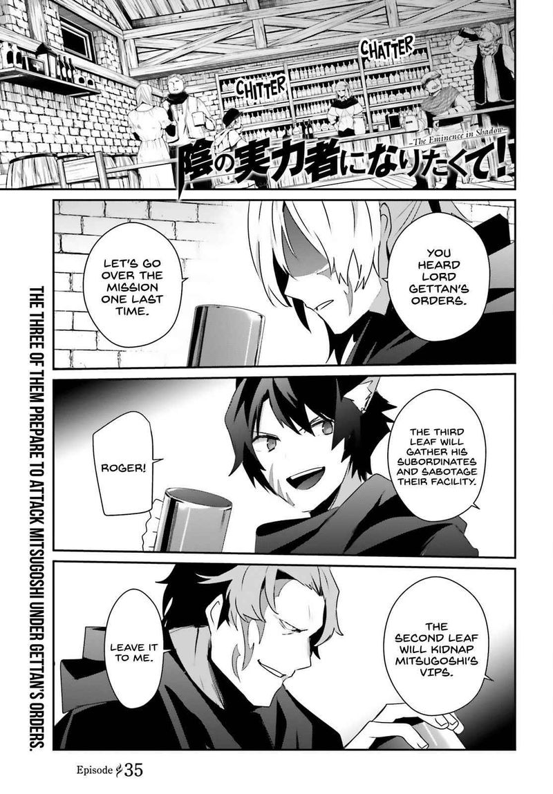 Kage No Jitsuryokusha Ni Naritakute 35 1